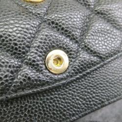 Pre Owned Chanel Black Caviar Small Double Flap Classic Shoulder bag