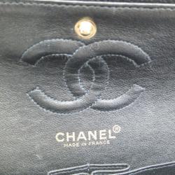 Pre Owned Chanel Black Caviar Small Double Flap Classic Shoulder bag