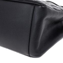 Pre Owned Chanel Black Caviar Grand Shopper Tote