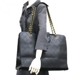 Pre Owned Chanel Black Calfskin Supermodel Shoulder Bag