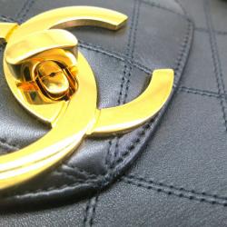 Pre Owned Chanel Black Calfskin Supermodel Shoulder Bag
