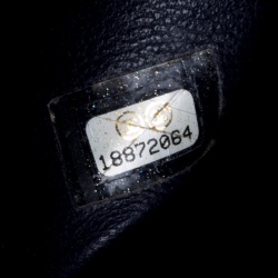 Pre Owned حقيبة شانيل ماكسي كلاسيك جلد مبطن بقلاب مزدوج سوداء