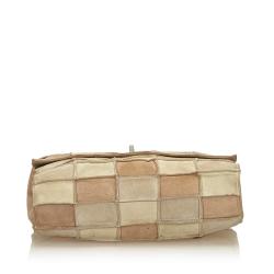 Pre Owned Chanel Multicolor Suede Patchwork 2.55 Reissue Flap Bag