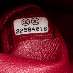 Pre Owned حقيبة شانيل قلاب 226 كلاسيك 2.55 ريإيشو جلد مبطنة حمراء