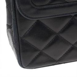 مملوكة مسبقًا Chanel Black Lambskin Vintage Medium Flap Bag