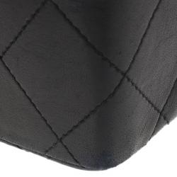 مملوكة مسبقًا Chanel Black Lambskin Vintage Medium Flap Bag