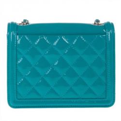 مملوكة مسبقًا Chanel Turquoise Boy Brick Flap Bag