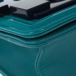 مملوكة مسبقًا Chanel Turquoise Boy Brick Flap Bag