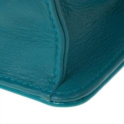 مملوكة مسبقًا Chanel Turquoise Boy Brick Flap Bag