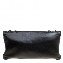 Pre Owned Chanel Black Leather Giant Reissue Flap Shoulder Bag