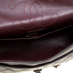 Pre Owned Chanel Black Quilted Leather Reissue 2.55 Classic 226 Flap Bag