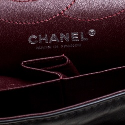 Pre Owned Chanel Black Quilted Leather Reissue 2.55 Classic 226 Flap Bag