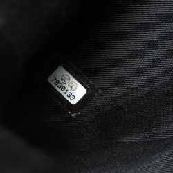 Pre Owned Chanel Navy Blue Canvas Vintage Printed Tote 