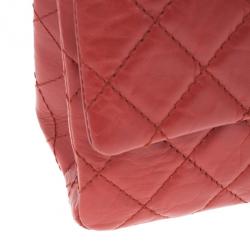 Pre Owned Chanel Red Leather 2.26 Reissue Flap Bag