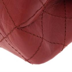 Pre Owned Chanel Red Leather 2.26 Reissue Flap Bag