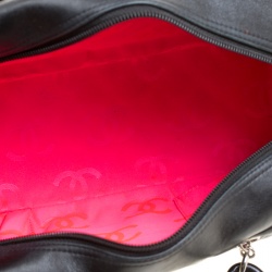 Pre Owned Chanel Black Quilted Leather Cambon Ligne Bowler Bag