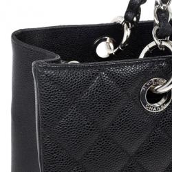 مملوكة مسبقًا Chanel Black Caviar Grand Shopper Tote