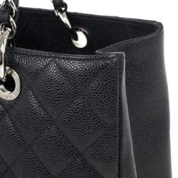 مملوكة مسبقًا Chanel Black Caviar Grand Shopper Tote