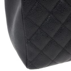 مملوكة مسبقًا Chanel Black Caviar Grand Shopper Tote