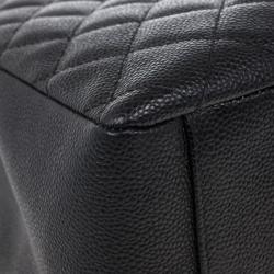 مملوكة مسبقًا Chanel Black Caviar Grand Shopper Tote