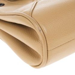 مملوكة مسبقًا Chanel Beige Lambskin Mini Accordion Flap Bag