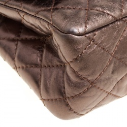 Chanel Bronze Quilted Leather Reissue 2.55 Classic 225 Flap Bag with Coin Purse Accessories