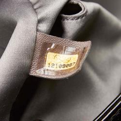 Pre Owned Chanel Black Patent Leather Luxe Ligne Accordion Flap Shoulder Bag