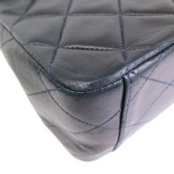 Pre Owned Chanel Vintage Lambskin Jumbo Classic Flap Bag