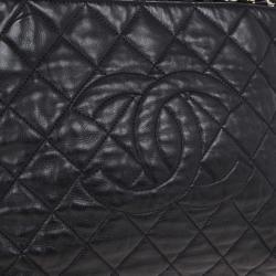 مملوكة مسبقًا Chanel Black Lambskin Chain Me Tote Bag