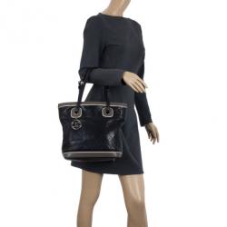 Pre Owned Chanel Tricolor Lambskin Leather Country Club Tote