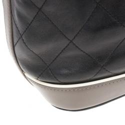 Pre Owned Chanel Tricolor Lambskin Leather Country Club Tote