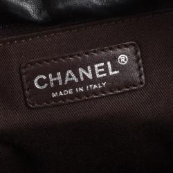 Pre Owned Chanel Tricolor Lambskin Leather Country Club Tote