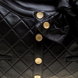 مملوكة مسبقًا حقيبة شانيل غيرل شانيل كبيرة جلد بنية داكنة