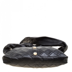 مملوكة مسبقًا حقيبة شانيل غيرل شانيل كبيرة جلد بنية داكنة