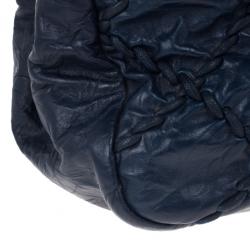 مملوكة مسبقًا Chanel Blue Bubble Quilted Tote