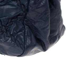 مملوكة مسبقًا Chanel Blue Bubble Quilted Tote