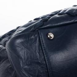 مملوكة مسبقًا Chanel Blue Bubble Quilted Tote