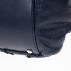 مملوكة مسبقًا Chanel Blue Bubble Quilted Tote