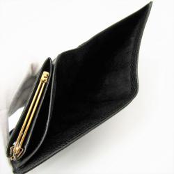 Chanel Black Leather CC Bifold Wallet