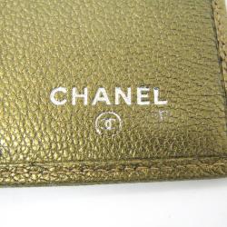 مملوكة مسبقًا Chanel Bronze Leather Bifold Wallet