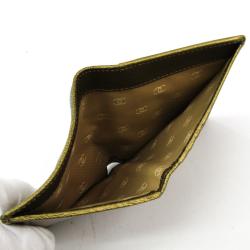 مملوكة مسبقًا Chanel Bronze Leather Bifold Wallet
