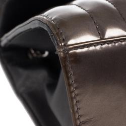مملوكة مسبقًا Chanel Classic Metallic Vertical Quilted Press Lock Flap Bag