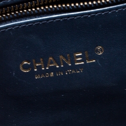 Pre Owned حقيبة شانيل قلاب مزدوج برفيكت ايدج متوسطة جلد سحلية بنية