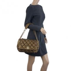 مملوكة مسبقًا Chanel Green Leather Small New Bubble Flap Bag