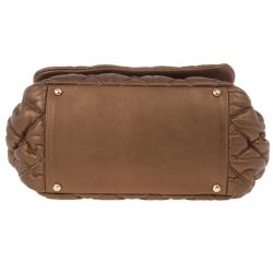 مملوكة مسبقًا Chanel Green Leather Small New Bubble Flap Bag
