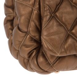 مملوكة مسبقًا Chanel Green Leather Small New Bubble Flap Bag