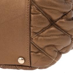 مملوكة مسبقًا Chanel Green Leather Small New Bubble Flap Bag