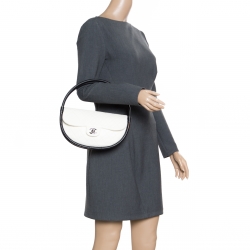 Limited Edition White Quilted Lambskin Hula Hoop XL Bag Silver Hardware,  2013, Handbags & Accessories, 2022