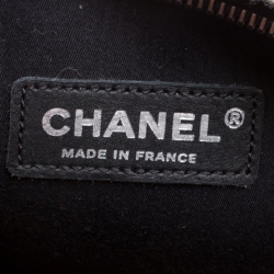 Pre Owned حقيبة كلتش شانيل حمالة معصم مزخرفة تويد مونوكروم