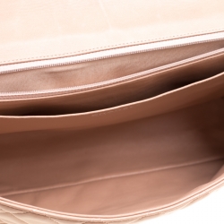 Pre Owned حقيبة شانيل قلاب كلاسيك ماكس جلد مبطن أسود